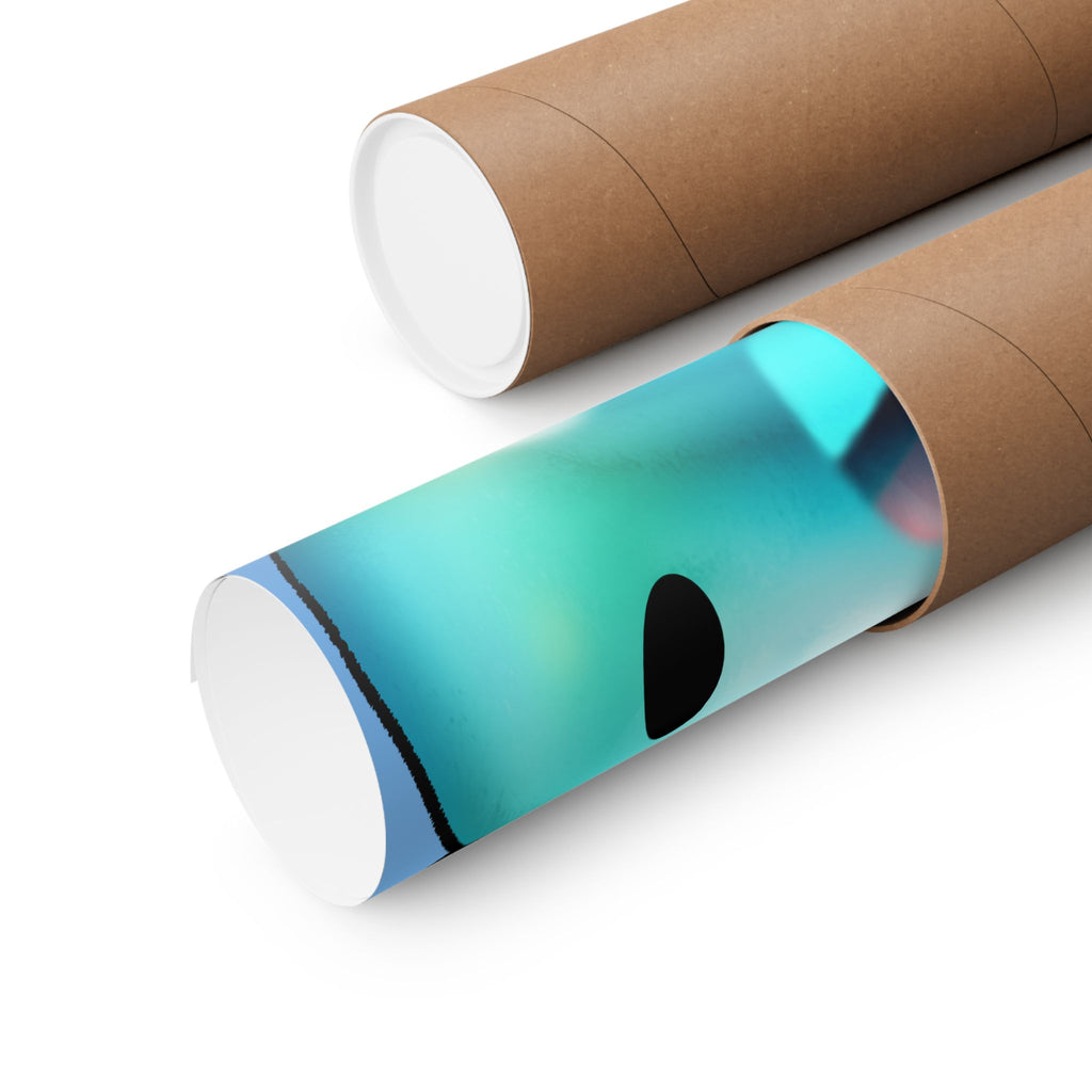 Playful Matte Vertical Poster - Snuggly Character Design