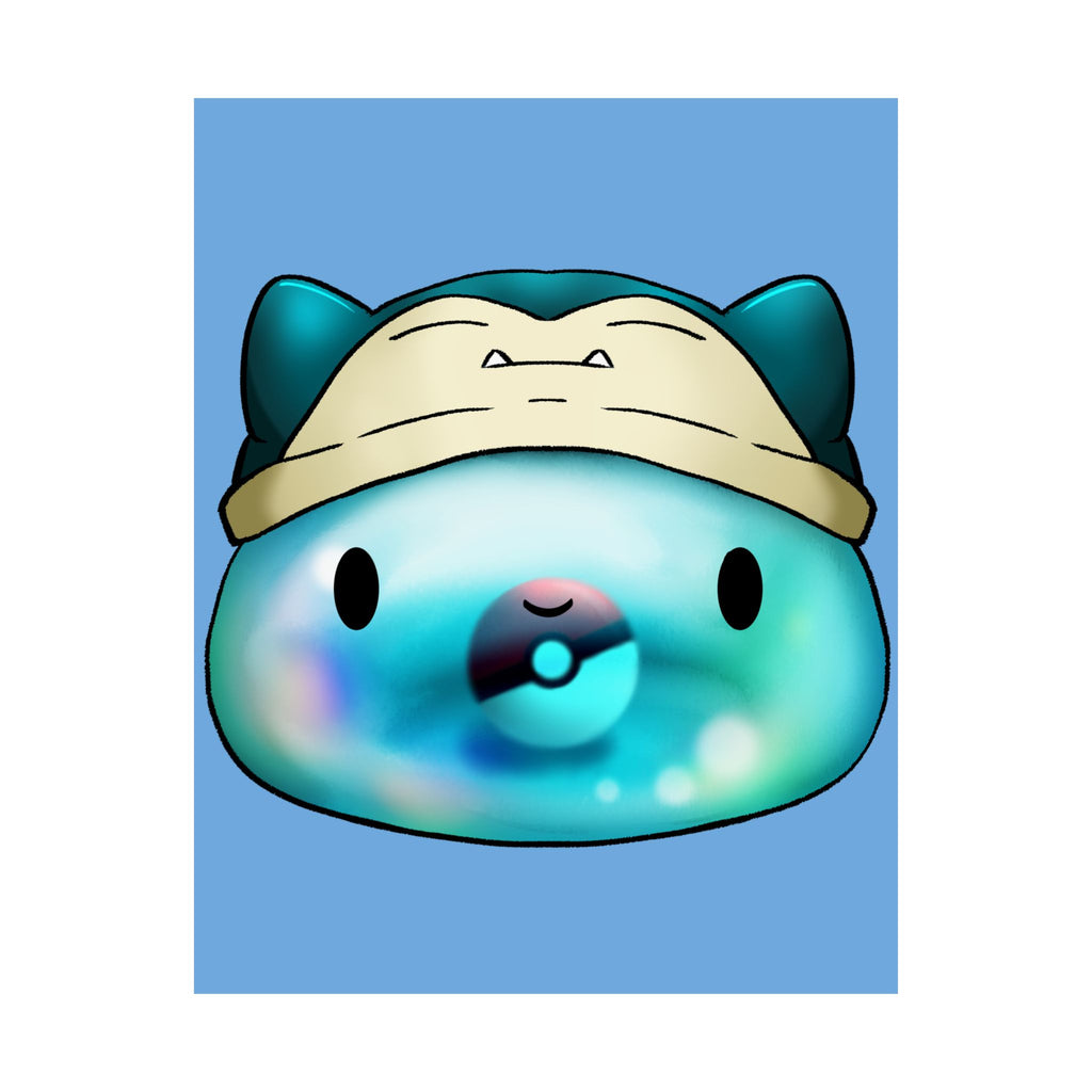 Playful Matte Vertical Poster - Snuggly Character Design