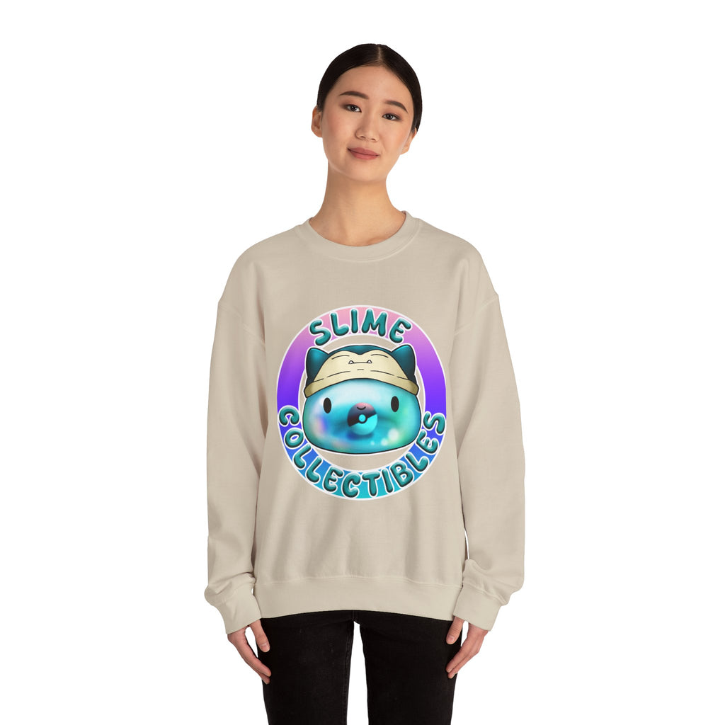 Cute Kawaii Slime Crewneck Sweatshirt, Unisex Casual Wear, Gift for Collectors, Cozy Apparel, Trendy Sweatshirt