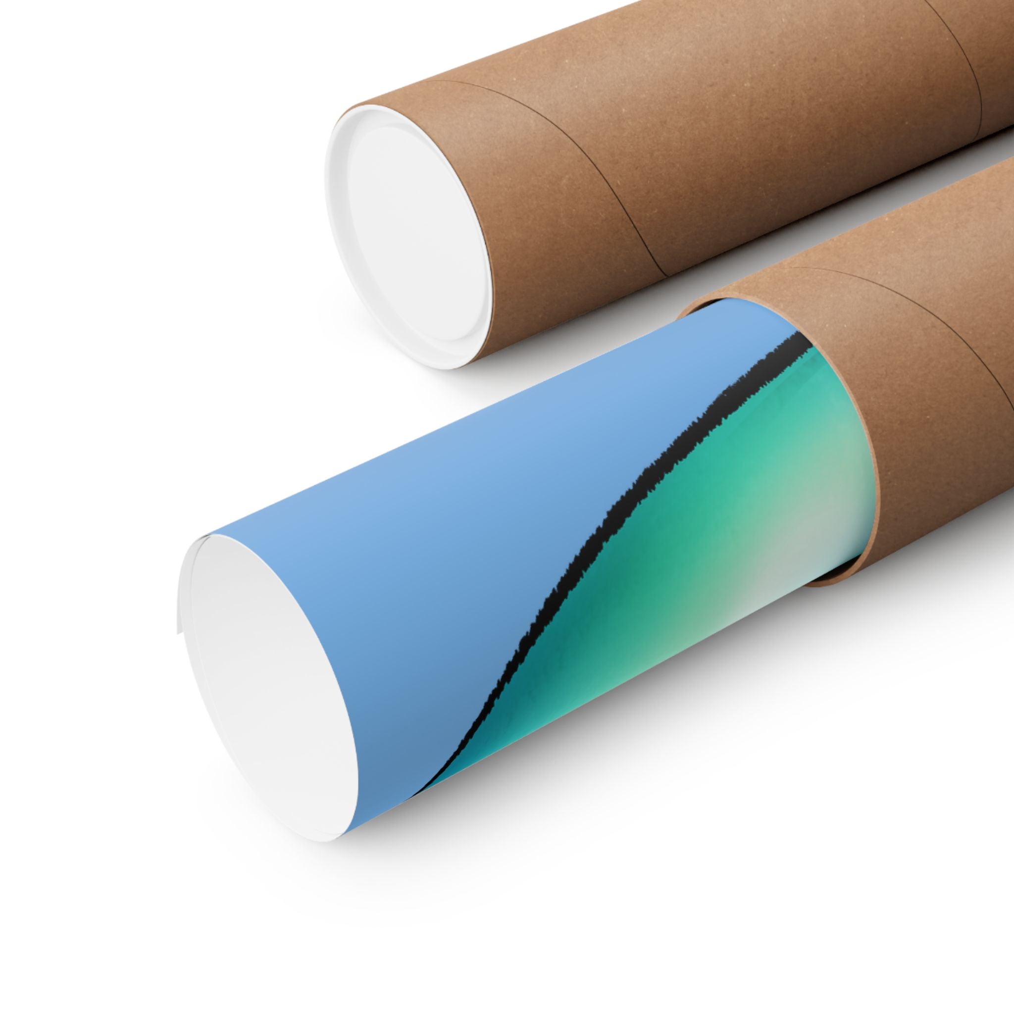 Playful Matte Vertical Poster - Snuggly Character Design