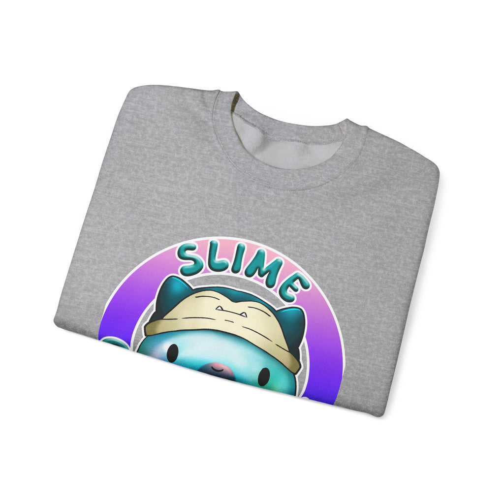 Cute Kawaii Slime Crewneck Sweatshirt, Unisex Casual Wear, Gift for Collectors, Cozy Apparel, Trendy Sweatshirt