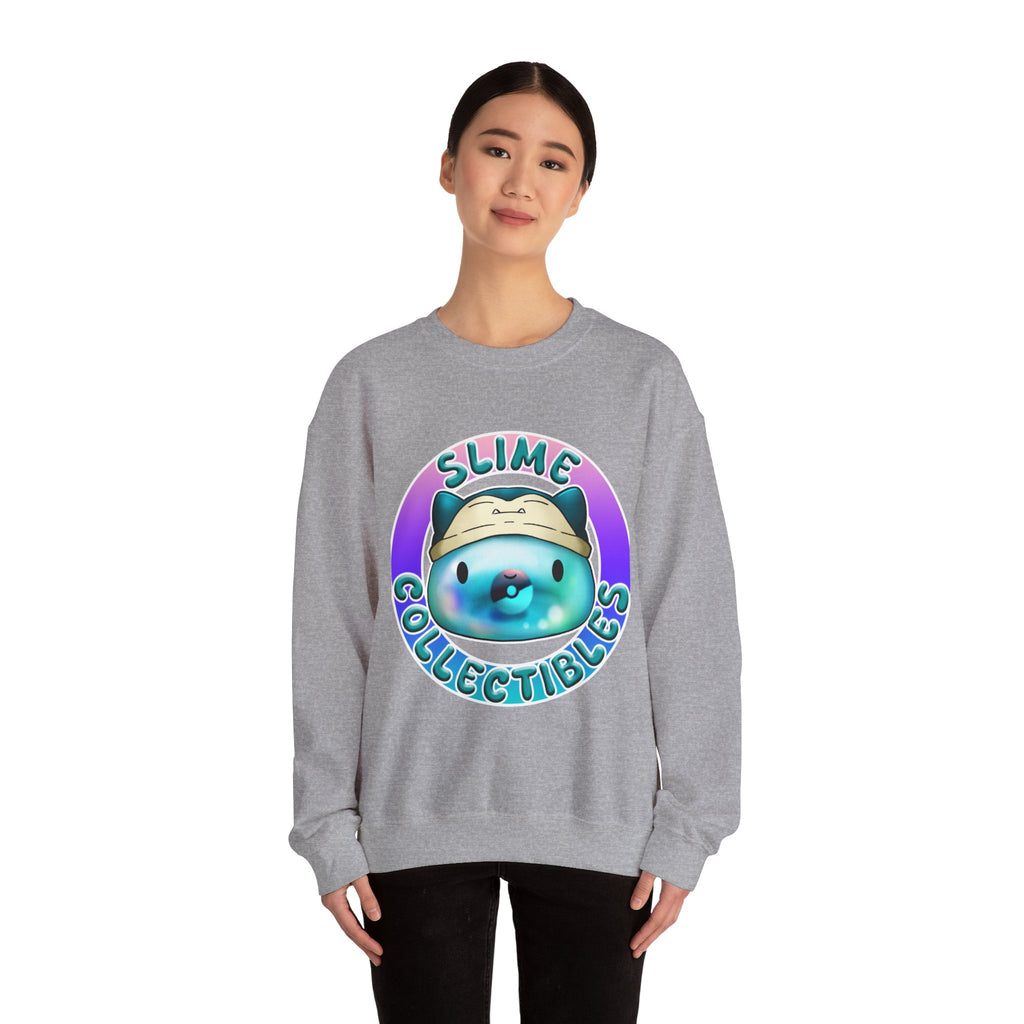 Cute Kawaii Slime Crewneck Sweatshirt, Unisex Casual Wear, Gift for Collectors, Cozy Apparel, Trendy Sweatshirt