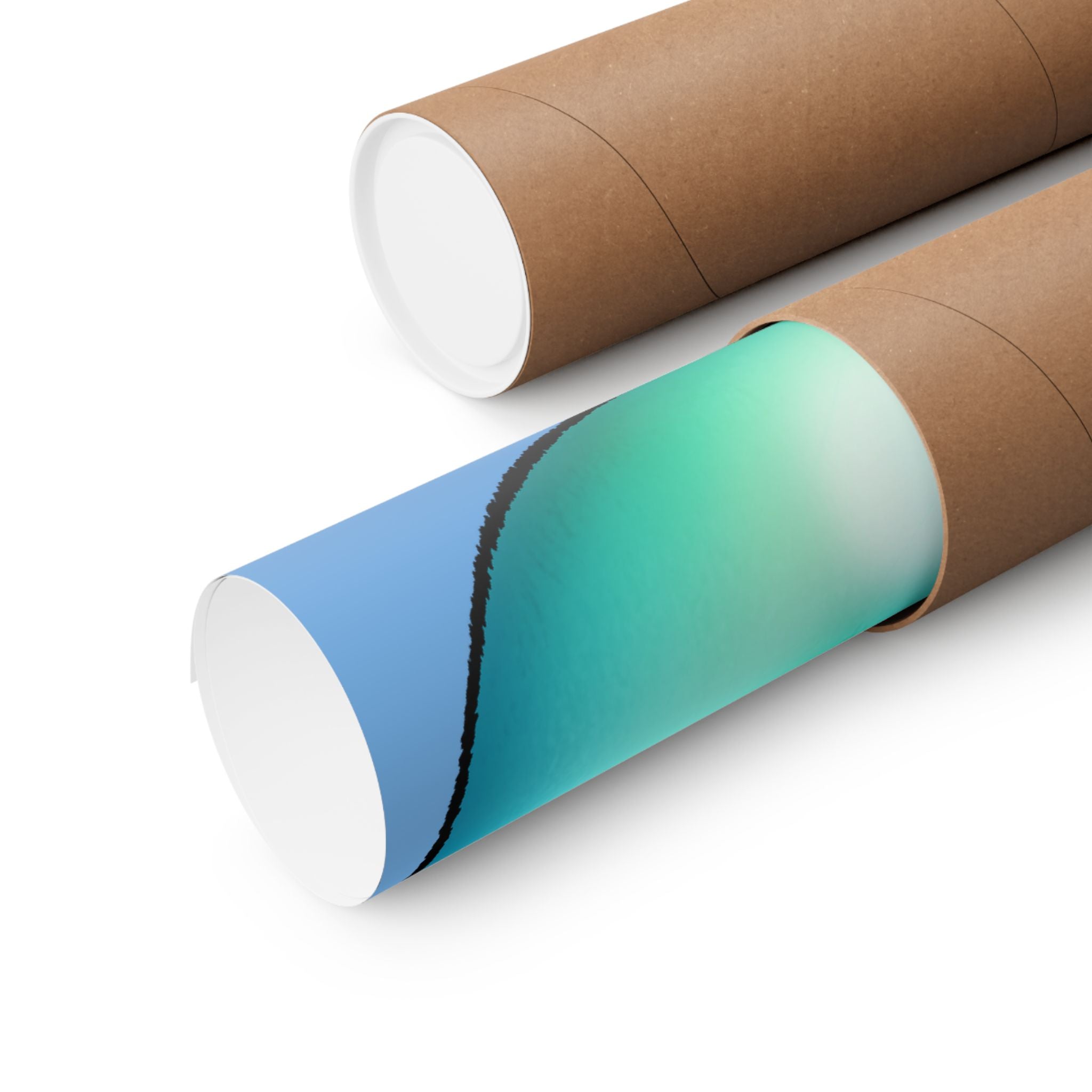 Playful Matte Vertical Poster - Snuggly Character Design