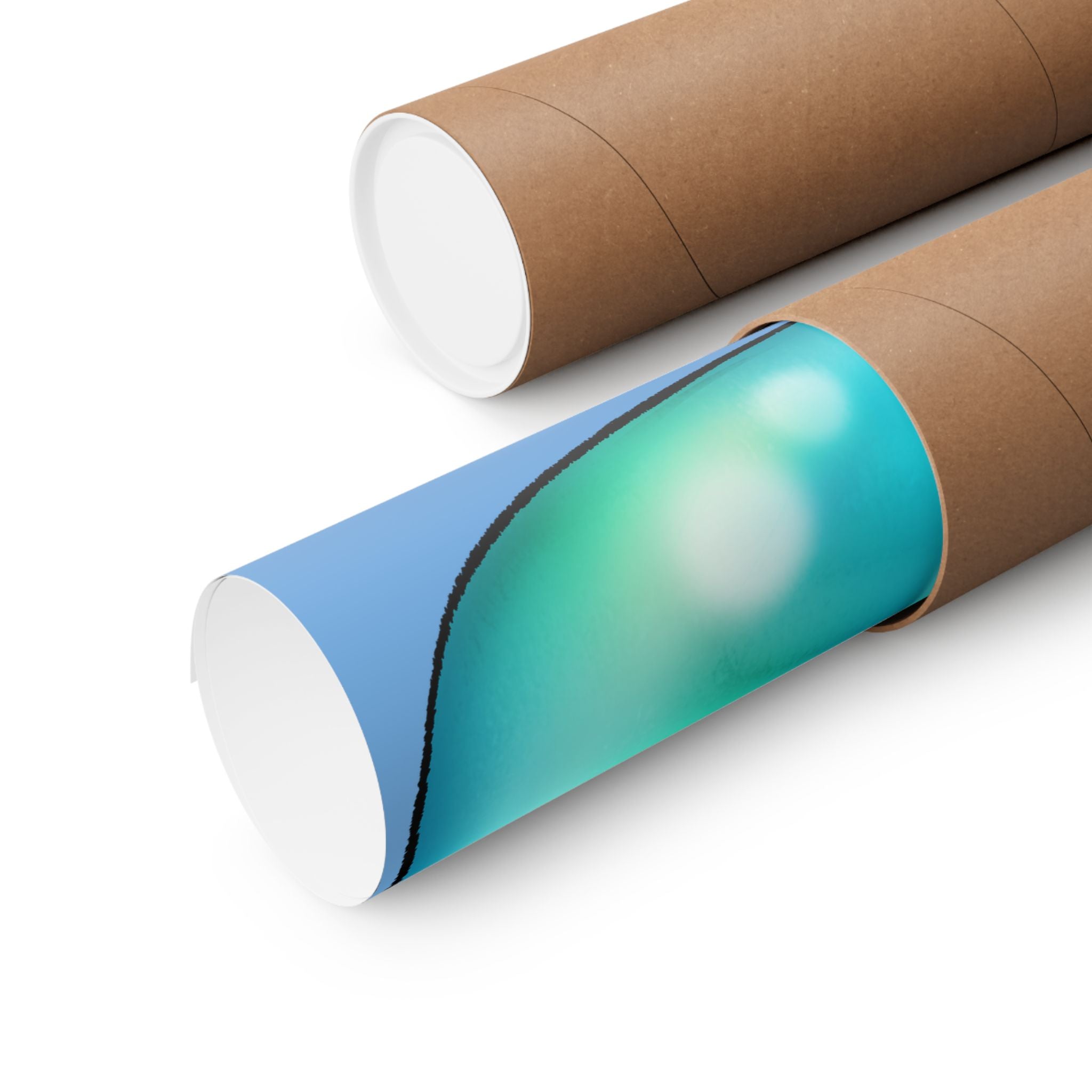 Playful Matte Vertical Poster - Snuggly Character Design