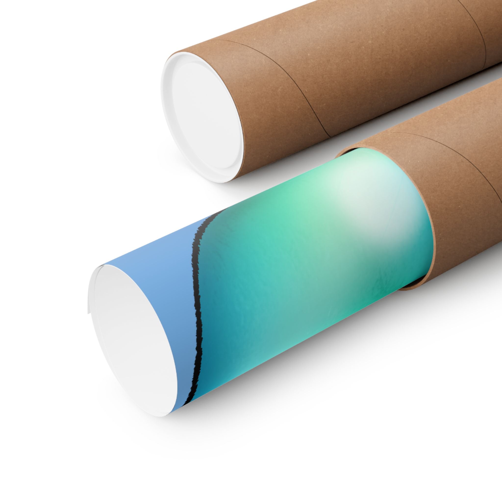 Playful Matte Vertical Poster - Snuggly Character Design