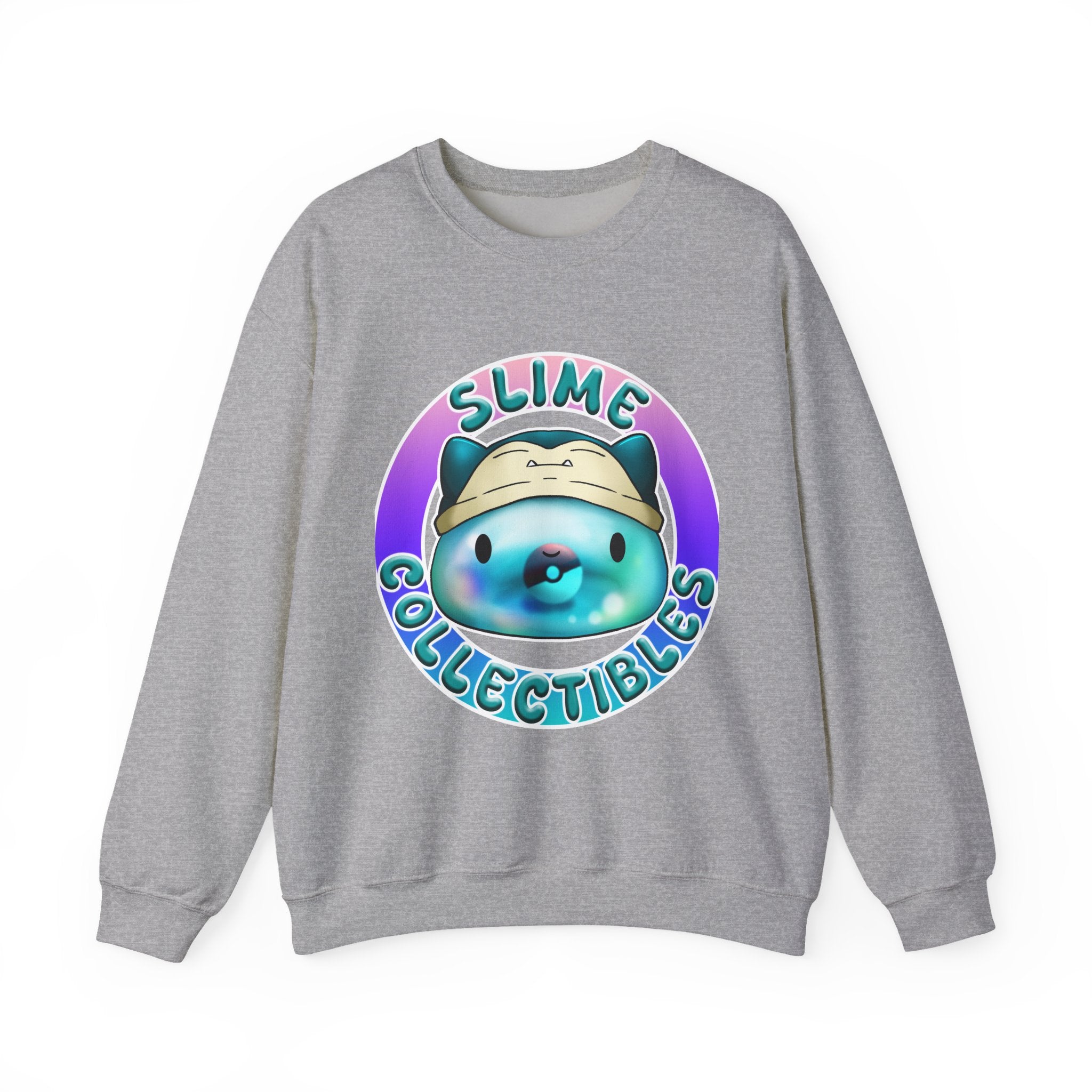 Cute Kawaii Slime Crewneck Sweatshirt, Unisex Casual Wear, Gift for Collectors, Cozy Apparel, Trendy Sweatshirt