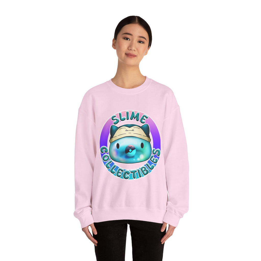 Cute Kawaii Slime Crewneck Sweatshirt, Unisex Casual Wear, Gift for Collectors, Cozy Apparel, Trendy Sweatshirt