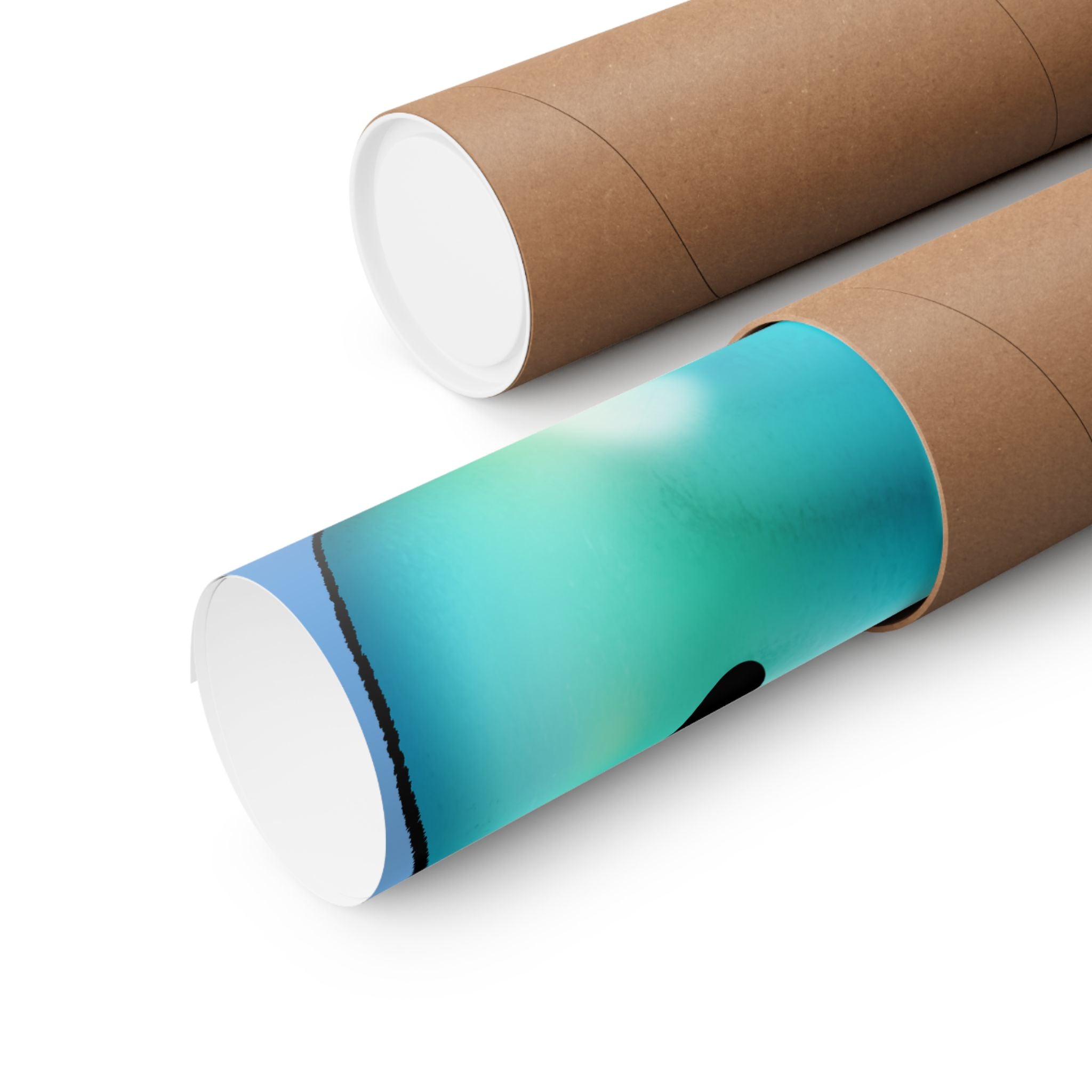 Playful Matte Vertical Poster - Snuggly Character Design