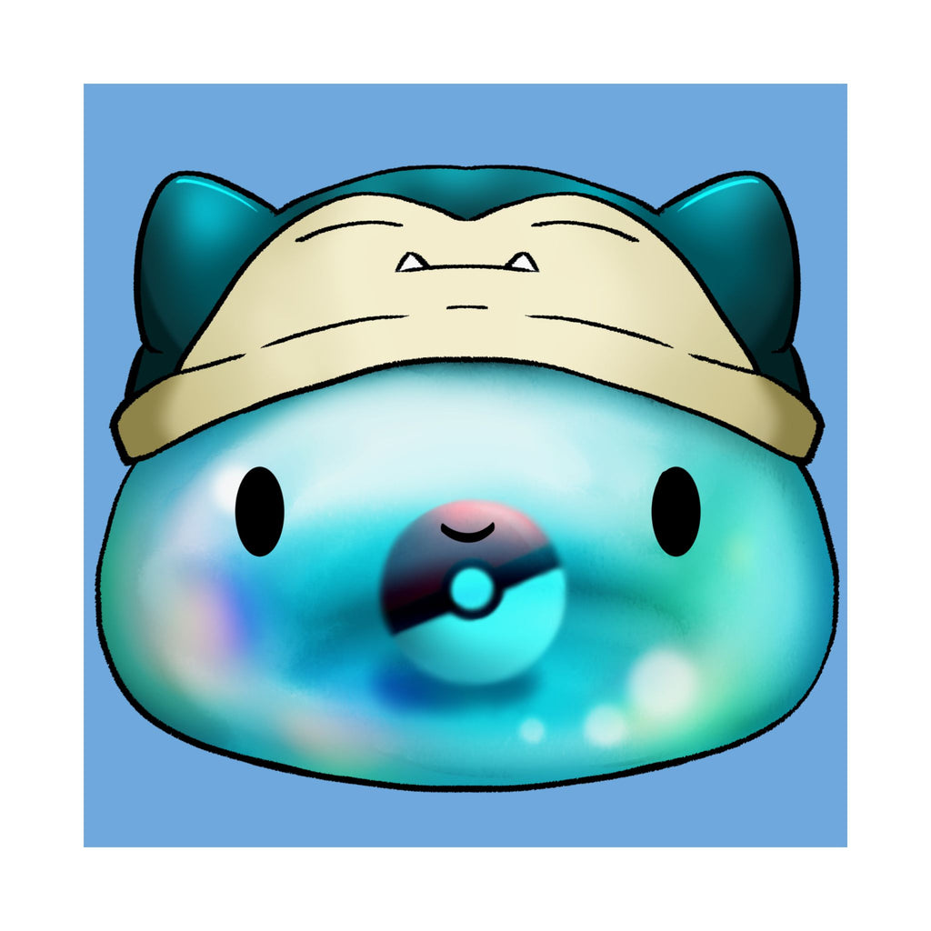 Playful Matte Vertical Poster - Snuggly Character Design