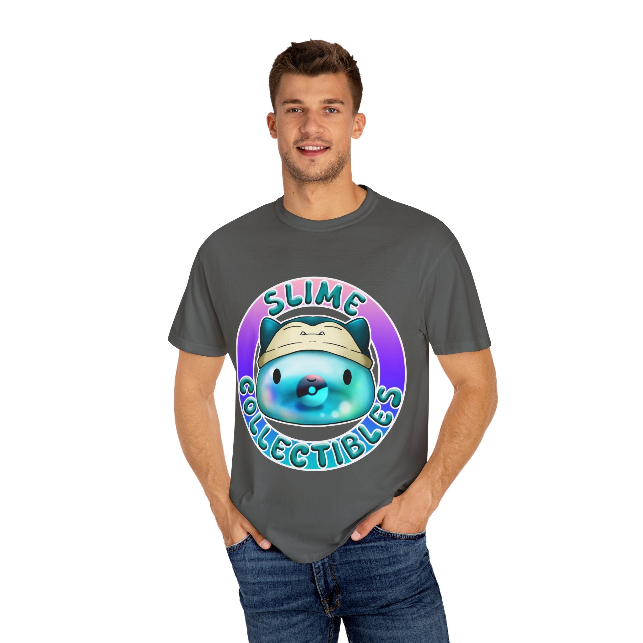 Cute Slime Collectibles T-Shirt, Unisex Fashion Tee, Gift for Kids and Teens, Fun Streetwear, Perfect for Birthdays and Collectors