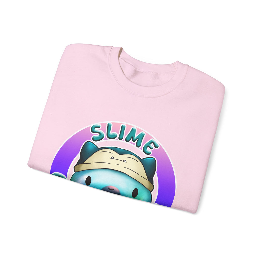 Cute Kawaii Slime Crewneck Sweatshirt, Unisex Casual Wear, Gift for Collectors, Cozy Apparel, Trendy Sweatshirt