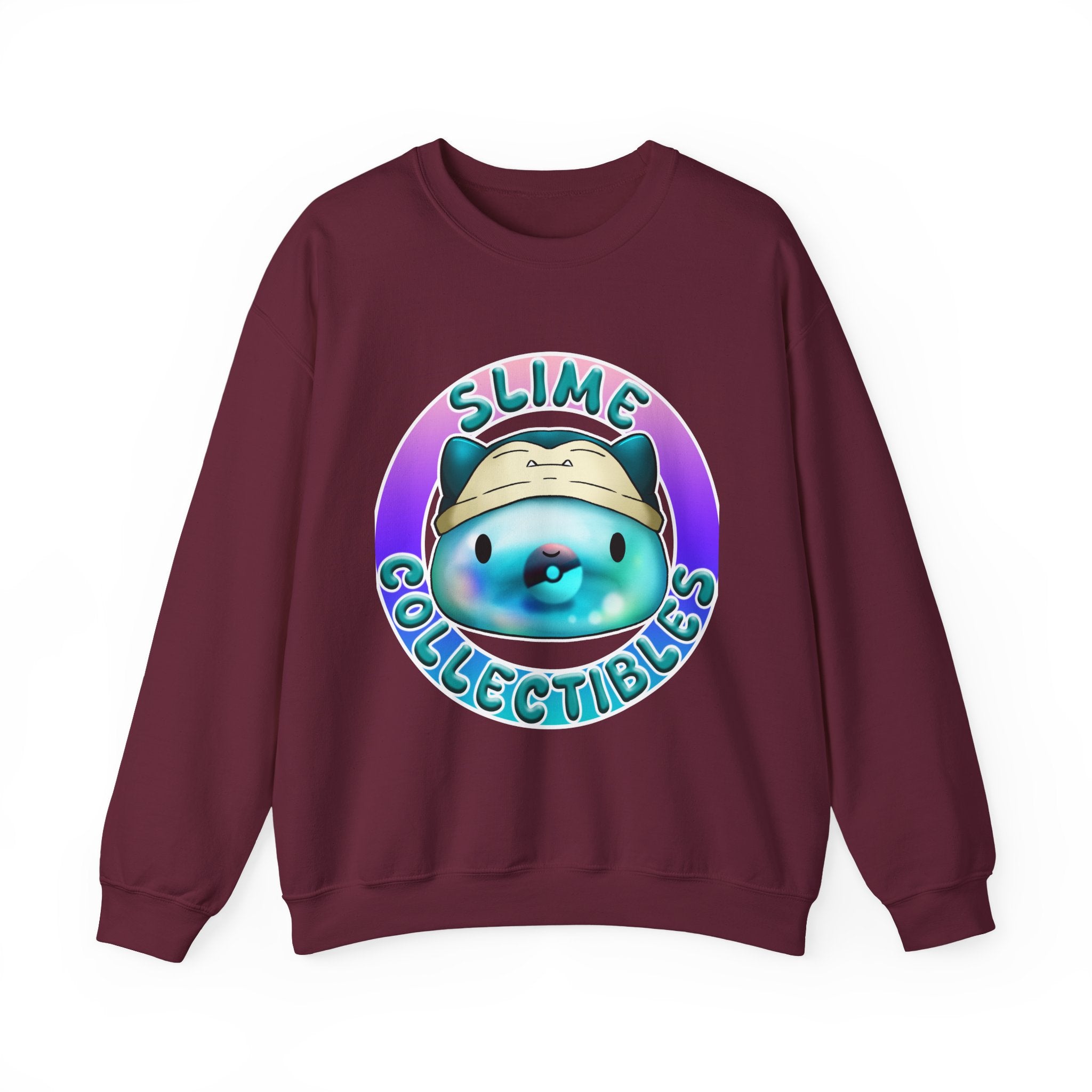 Cute Kawaii Slime Crewneck Sweatshirt, Unisex Casual Wear, Gift for Collectors, Cozy Apparel, Trendy Sweatshirt