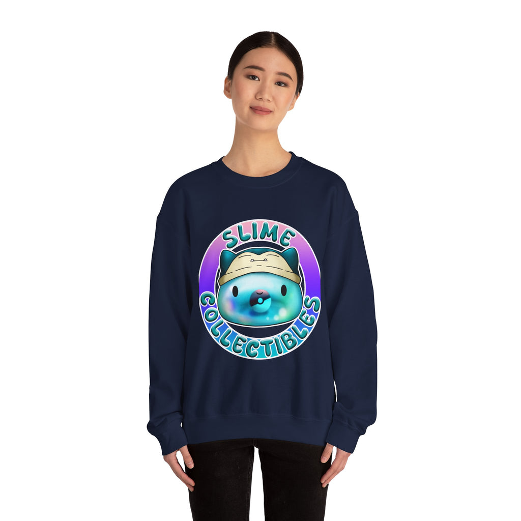 Cute Kawaii Slime Crewneck Sweatshirt, Unisex Casual Wear, Gift for Collectors, Cozy Apparel, Trendy Sweatshirt
