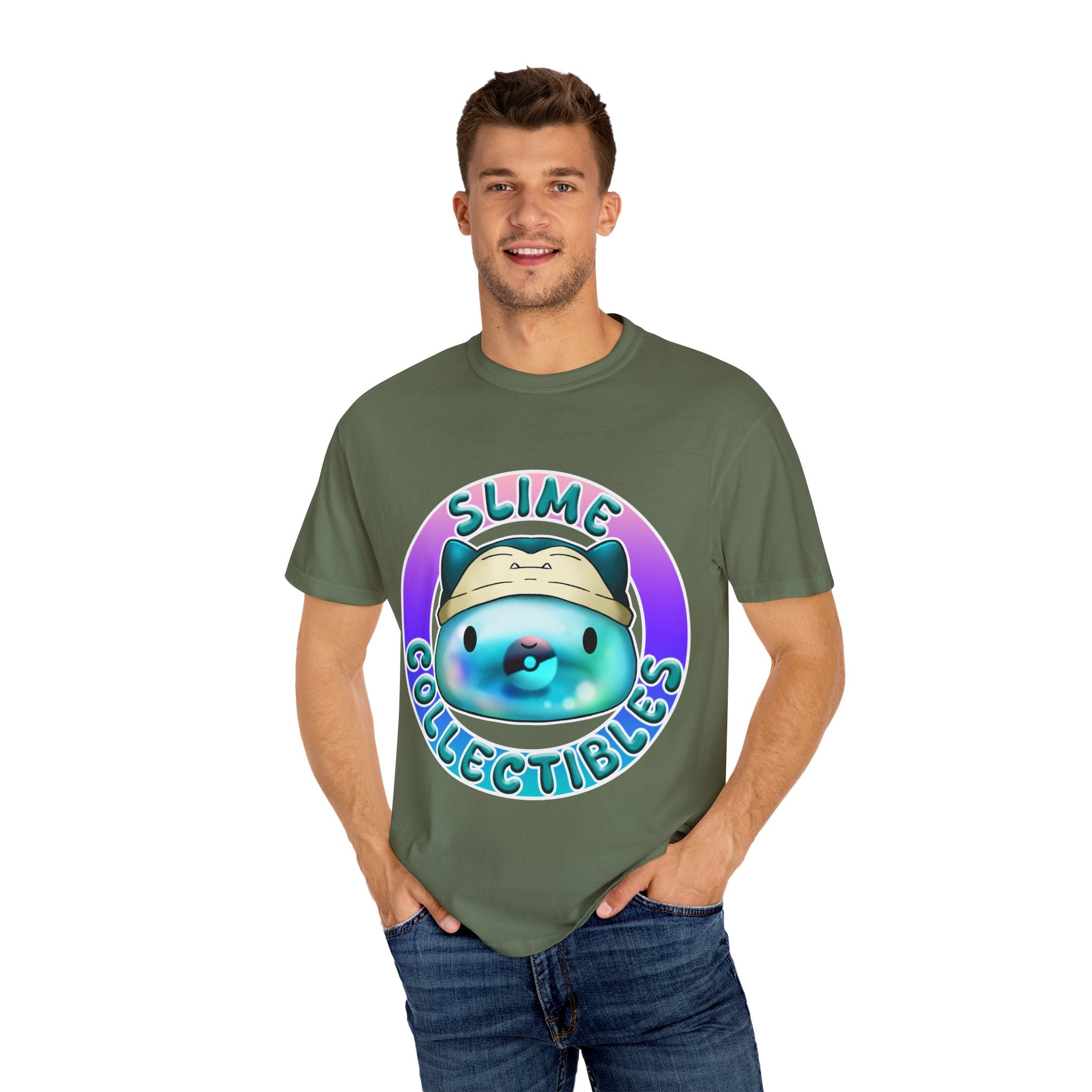 Cute Slime Collectibles T-Shirt, Unisex Fashion Tee, Gift for Kids and Teens, Fun Streetwear, Perfect for Birthdays and Collectors